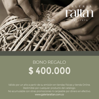 Bono de Regalo Galería Rattan
